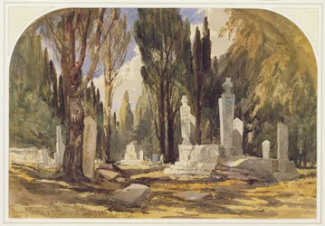 In der Nähe der Karawanenbrücke, Smyrna, 1843